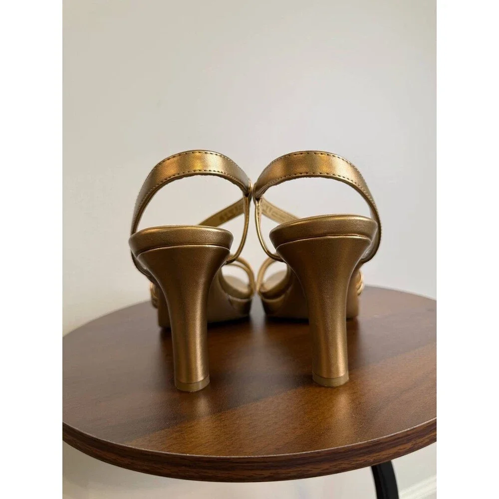 Naturalizer “Brenta” Strappy Dress Sandals – Size 8.5M – Bronze Pearl – NIB-$110 - Picture 7 of 11